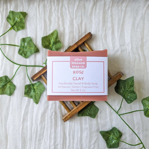 Rose Clay Facial & Body Soap