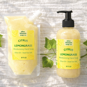 Hand Soap Bottle & Refill Combo