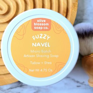 Fuzzy Navel Artisan Shave Soap