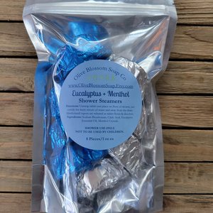 Eucalyptus + Menthol Shower Steamers | Maximum Strength All Natural Sinus Relief
