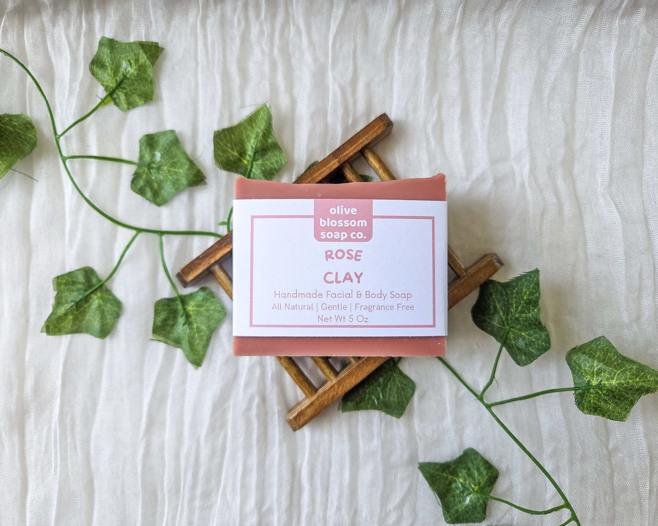Rose Clay Facial & Body Soap