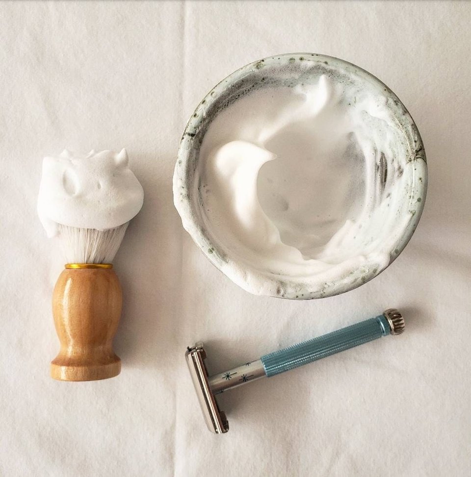 Tallow Shaving Soap with Shea Butter