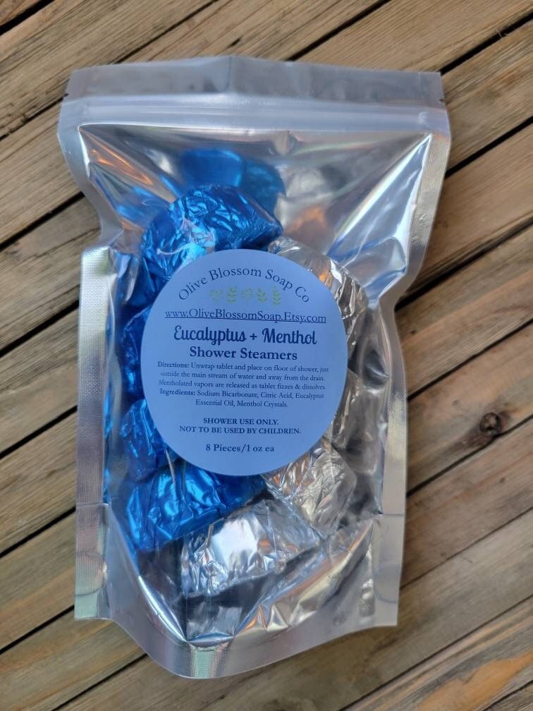 Eucalyptus + Menthol Shower Steamers | Maximum Strength All Natural Sinus Relief