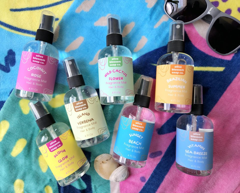 Body Spray in Summer Scents