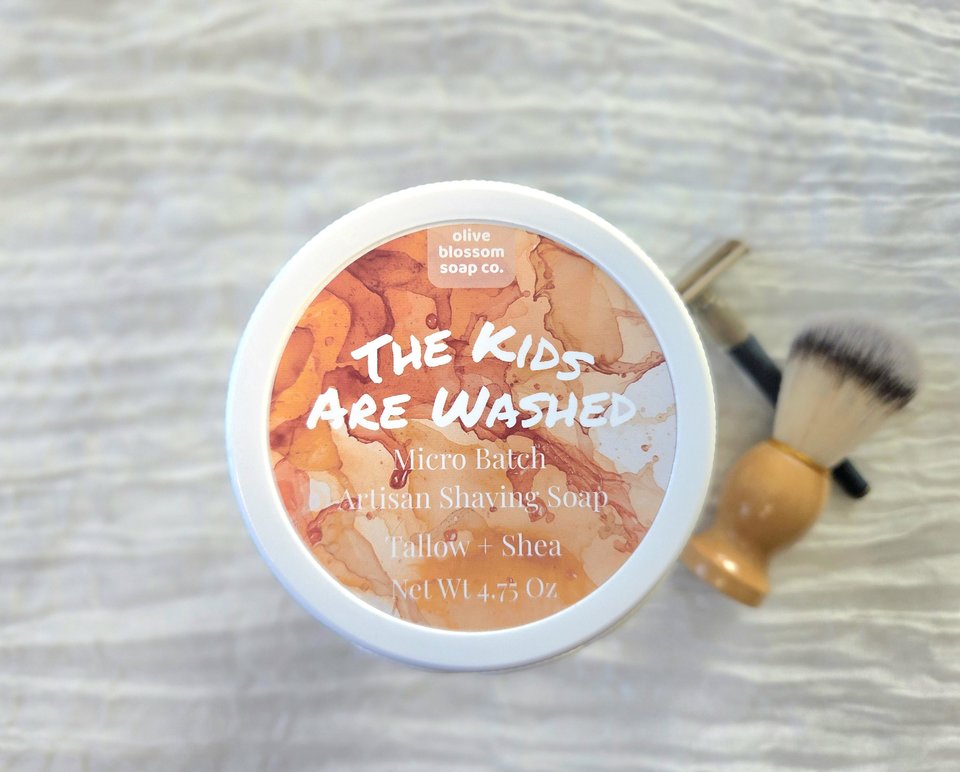 The Kids Are Washed Shaving Soap