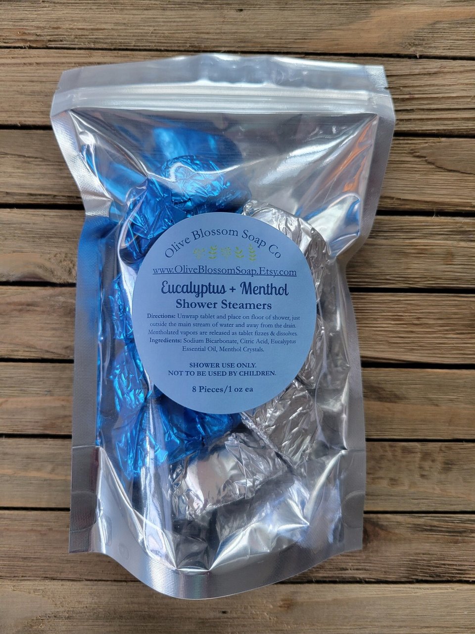 Eucalyptus + Menthol Shower Steamers | Maximum Strength All Natural Sinus Relief